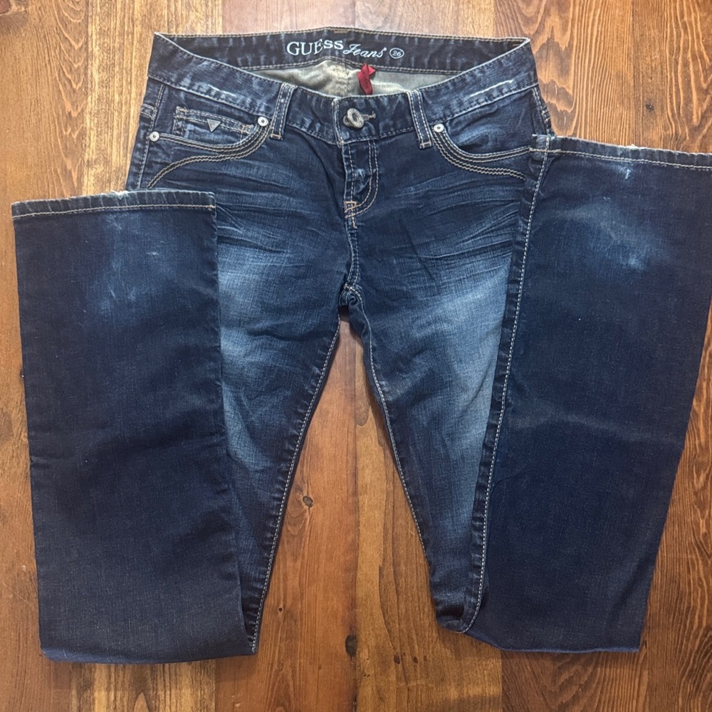 GUESS Women's Indigo Boot Cut Jeans